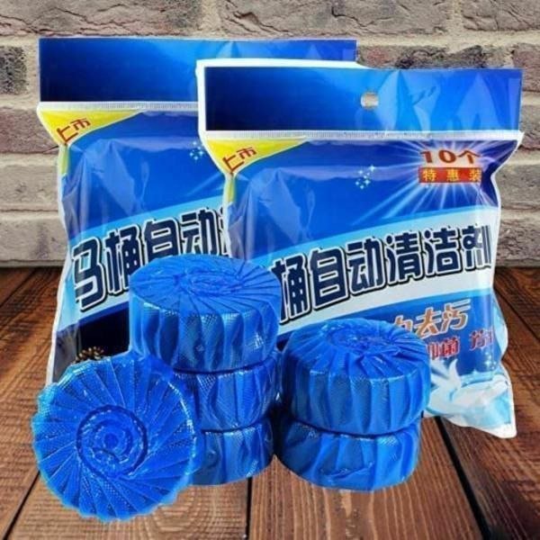 Toilet Fragrance Cleaning Tablets (10 Pack) ? Deodorizes and Cleans Toilet Bowl